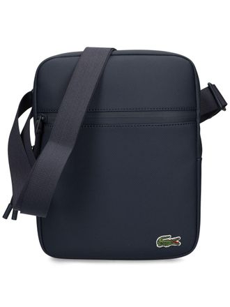 Lacoste Medium schoudertas met rits - Blauw