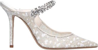 Jimmy Choo London White Bing 100 Pumps