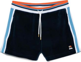 Casablanca Shorts Montagne con banda laterale - Blu