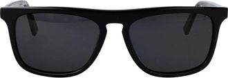 Saint Laurent Stijlvolle zonnebril SL 586 - Heren - Zonnebrillen - Zwart - 56 MM - Accessoires