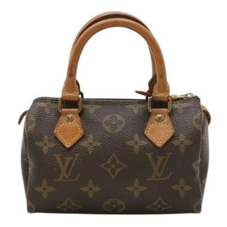 Louis Vuitton Pre-owned Mini Bags, female, Brown, Size: ONE SIZE Pre-owned Plastic louis-vuitton-bags