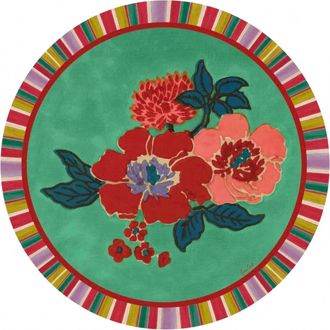 Lisa Corti Masonite Sughero Placemats - Set Of 2 In Dandelion Jade