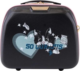 Braccialini Puppies Beauty Case - Dames - Toilettassen - Zwart - ONE Size - Tassen