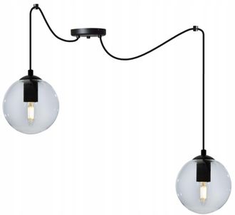 OEM L&aacute;mpara Colgante De Techo Con Forma De Ara&ntilde;a Y Bola De Cristal Led