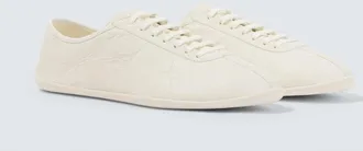 The Row Clement leather sneakers