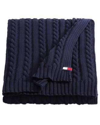 Tommy Hilfiger Cable Knit Solid Throw