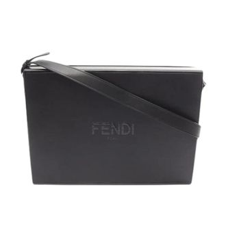 Fendi Pre-owned Cross Body Bags, unisex, Black, Size: ONE SIZE Pre-owned Vintage Messenger Bag