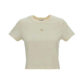 Maison Kitsun&eacute; Baby Fox Patch T-shirt - female - Maison Kitsun&eacute; - T-Shirts - Beige - M - Tops