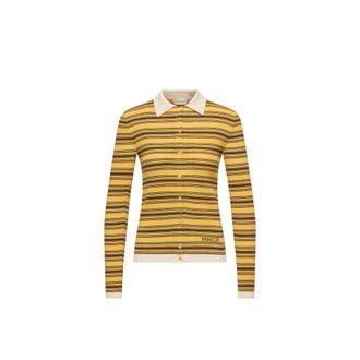 Moncler Moncler Cotton Cr&ecirc;pe Polo Shirt, Women, Multicolor, Size: Xs