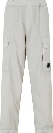 C.P. Company Flatt Nylon Loose Cargo Lens Pants - Heren - Straight fit broeken - Grijs - M - Nylon - Broeken
