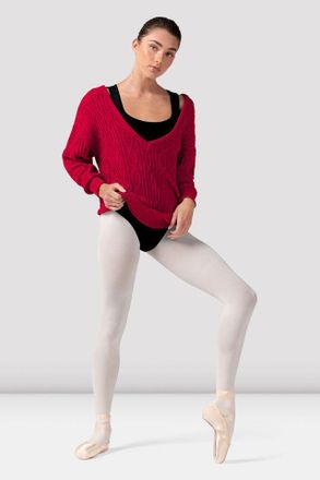 Bloch BLOCH Ladies Granada Reversible Sweater, Cherry