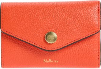 Mulberry Folded Multi-Card Wallet in Coral Orange at Nordstrom