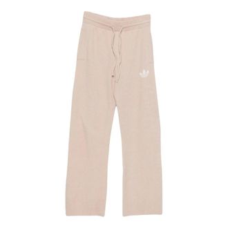 adidas Essentials Knit Pant - Dames - Sport - Beige - Maat: S Katoen