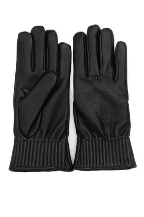 Orciani Hammered Leather Gloves
