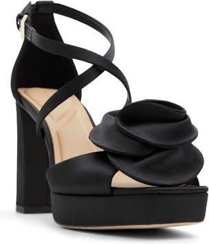 Ted Baker Maddy Rose Platform Sandal in Black at Nordstrom Rack, Size 9.5