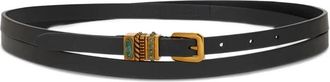 Etro Riem met gespsluiting - Dames - Riemen - Zwart - 80 CM - Accessoires