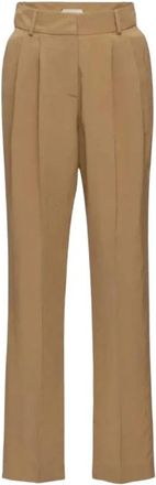 Magda Butrym Pants 08 - Dames - Straight fit broeken - Beige - XS - Broeken