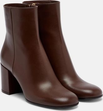 Gianvito Rossi Joelle leather ankle boots