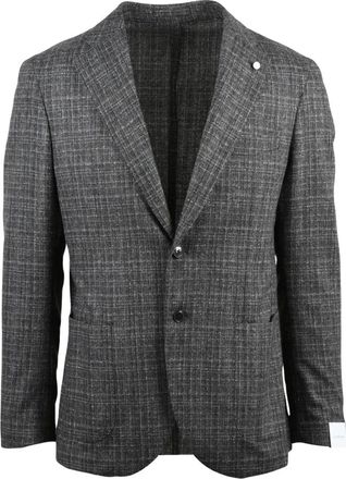 Luigi Bianchi Mantova Hombre, Chaquetas, Gris, Talla: L