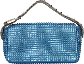 Gedebe My Dream Satin Crystal - Dames - Handtassen - Blauw - ONE Size - Satijn - Tassen