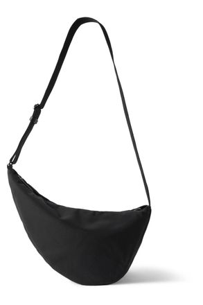 The Row Slouchy Banana Two Leather-Trimmed Canvas Belt Bag