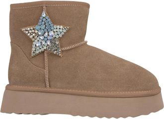 Alma En Pena Gecombineerde enkellaars - Dames - Winterlaarzen - Beige - 38 EU - Schoenen