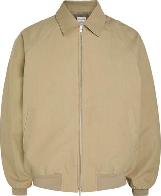 Calvin Klein Gathered-sleeve Cotton Jacket - Sand - 52 (IT52 / XL)