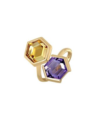 Bony Levy 14K Color 14K 7.94 Ct. Tw. 4 Amethyst Ring