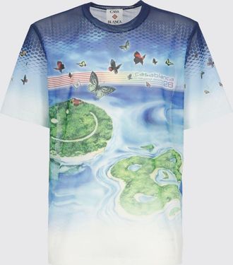 Casablanca T-shirt Casablanca in tessuto tecnico stampato