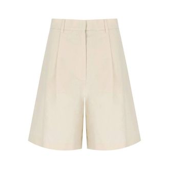 Max Mara Casual Shorts, female, Beige, Size: 2XS Ecuba Bermuda Shorts