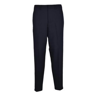 Emporio Armani Slim-fit Trousers, male, Blue, M, Classico Trousers