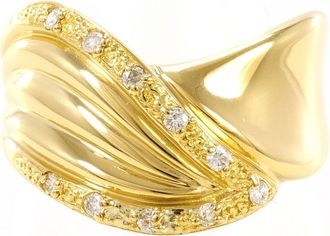 C&A Yellow Gold Yellow Gold (18K) Band Ring (Pre-Owned)