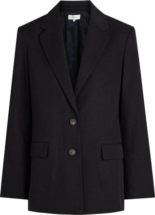 Vince Woven Blazer - Black - 4 (UK8 / S)