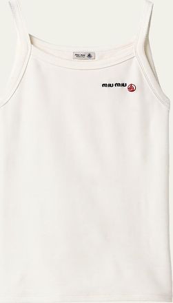 Miu Miu x Petit Bateau Stretch Jersey Top