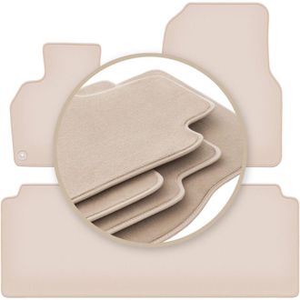 OEM Alfombrillas Premium Beige Para: Renault Grand Espace Iv Monovolumen 2002-2014