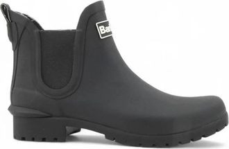 Barbour Wilton Wellingtons - Dames - Regenlaarzen - Zwart - 38 EU - Leer - Schoenen