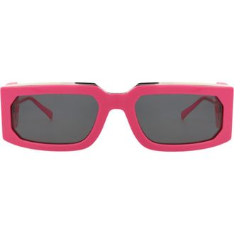 Philipp Plein 58mm Square Sunglasses in Fuchsia Fuchsia Smoke at Nordstrom Rack