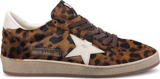 Golden Goose Ball Star-sneakers met luipaardprint