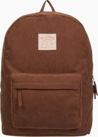 Billabong Womens School Out 20L Cord Backpack - Brownstone - Grey - Size: ONE size