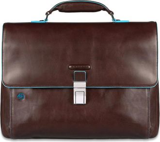 Piquadro Laptop Bags & Cases, male, Brown, Size: ONE SIZE Expandable Laptop Briefcase 15,6