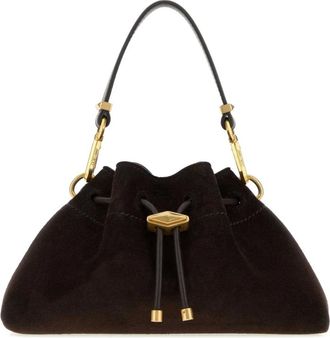 Jimmy Choo London Tassen, Dames, Bruin, ONE Size, Leer, Cinch Small