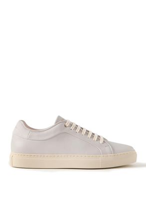 Paul Smith Basso Lux Suede-Trimmed Leather Sneakers