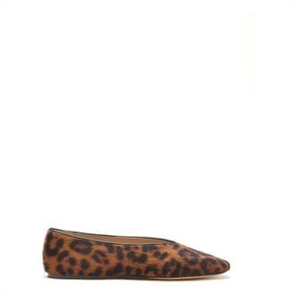 Le Monde Beryl Womens Regency Slipper In Leopard Calf Hair