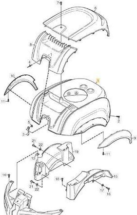 STIGA Sports Cap&oacute; Motor Stiga Original - 1134-5634-01