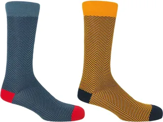 Peper Harow Lux Taylor Mens Bundle - Blue & Yellow