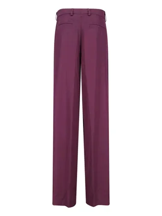 Dries Van Noten Womens Trousers Violet Viscose