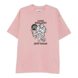 Magliano T-Shirts, male, Pink, Size: L T-shirt Graphic Print