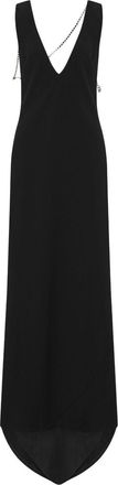 Moschino Flowing Black Maxi Dress