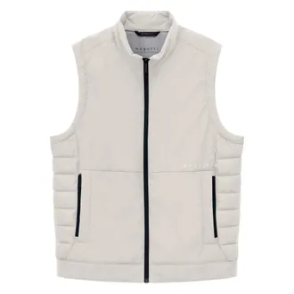Bugatti Vests, male, Beige, Size: 3XL Vest with Stand-up Collar