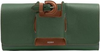 Perrin Paris La Parisienne Clutch in Pine/auburn at Nordstrom